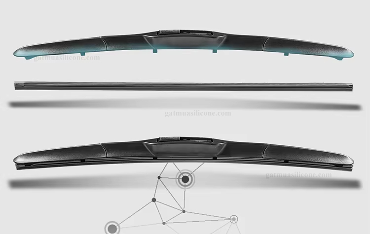Gạt mưa xe Volkswagen Virtus 2022 đến 2025 Hybrid Silicone chính hãng