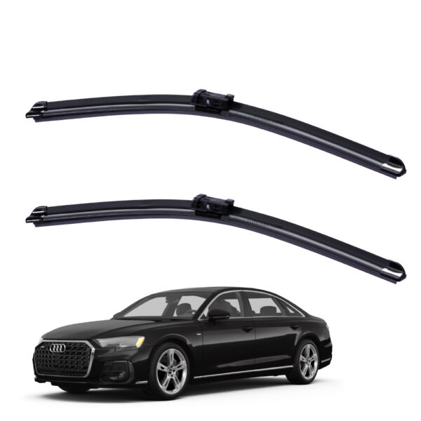 Gạt mưa xe Audi A8 2018 đến 2025 Silicone lưỡi phẳng