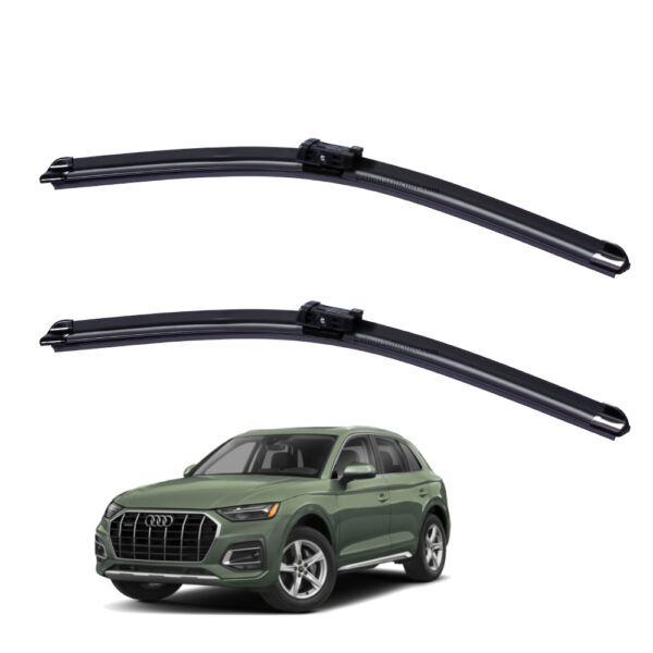 Gạt mưa xe Audi Q5 2017 đến 2025 Silicone lưỡi phẳng