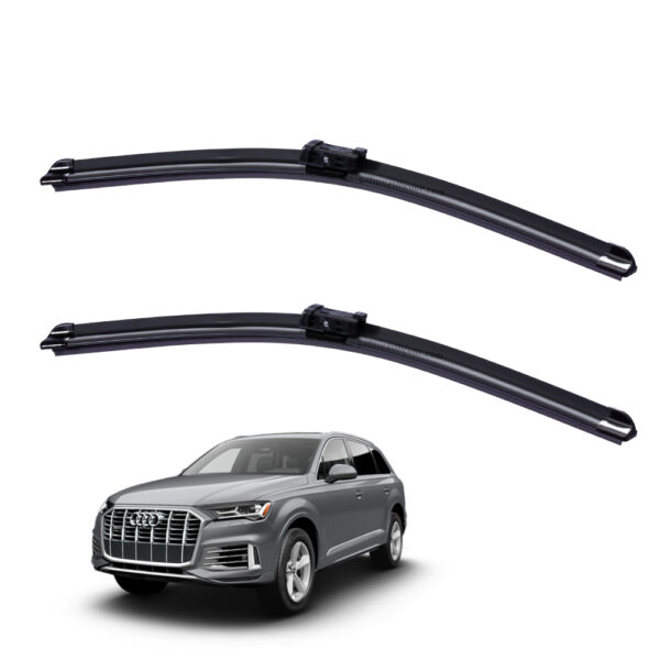 Gạt mưa xe Audi Q7 2016 đến 2025 Silicone lưỡi phẳng