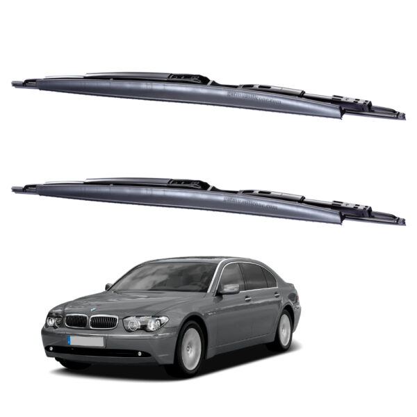 Gạt mưa xe BMW 7 Series 2005 đến 2008 Silicone lưỡi phẳng