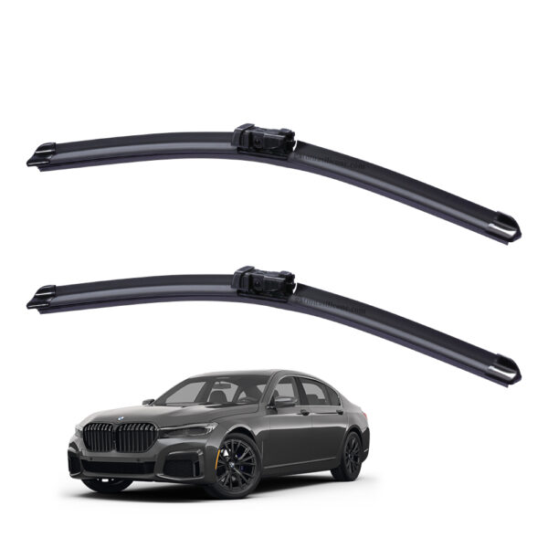 Gạt mưa xe BMW 7 Series 2015 đến 2025 Silicone lưỡi phẳng