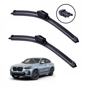Gạt mưa xe BMW X4 2018 đến 2025 Silicone lưỡi phẳng