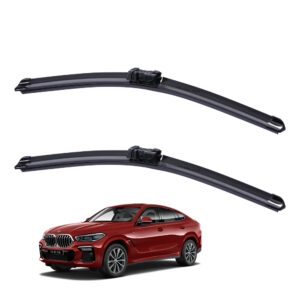 Gạt mưa xe BMW X6 2020 đến 2025 Silicone lưỡi phẳng