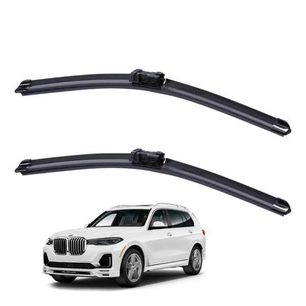 Gạt mưa xe BMW X7 2019 đến 2025 Silicone lưỡi phẳng