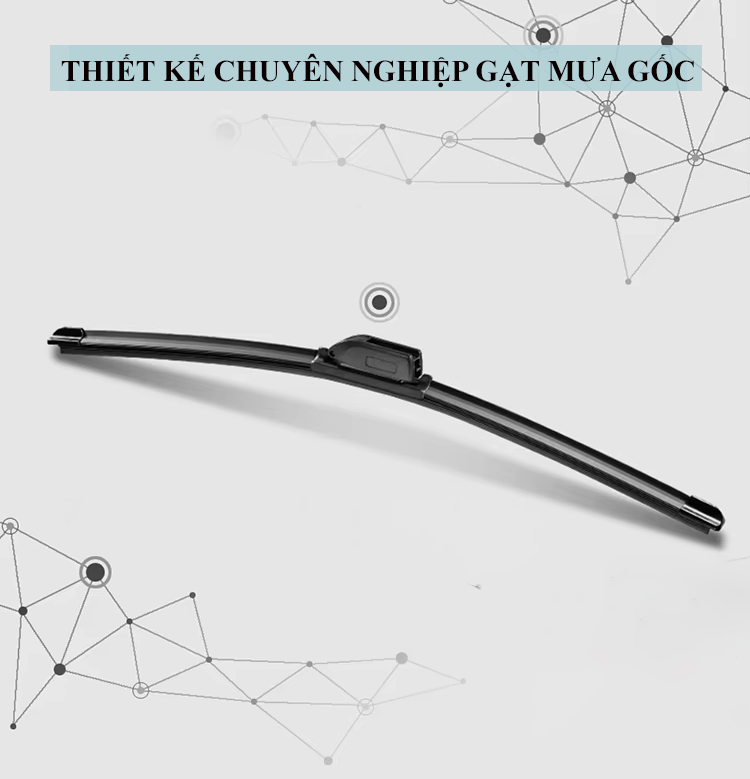 Gạt mưa xe Audi A3 2013 đến 2020 Silicone lưỡi phẳng - THiết kế chuên nghiệm gạt mưa gốc