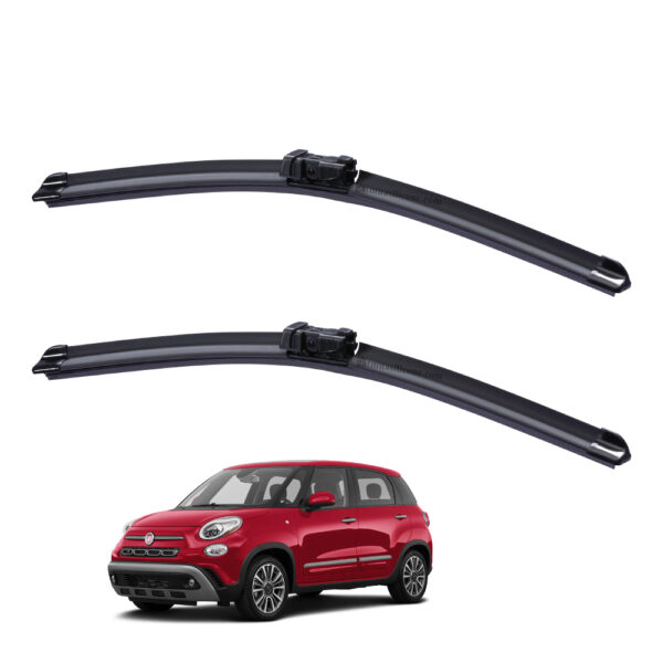 Gạt mưa xe Fiat 500 2016 đến 2025 Silicone lưỡi phẳng