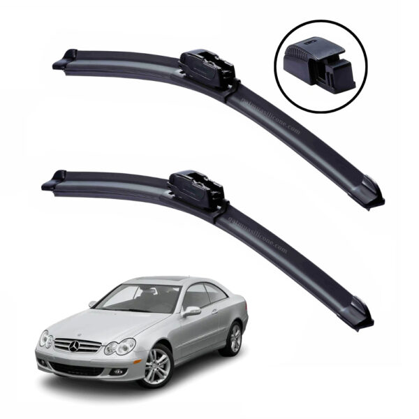 Gạt mưa xe Mercedes C-class 2000 đến 2006 Silicone lưỡi phẳng