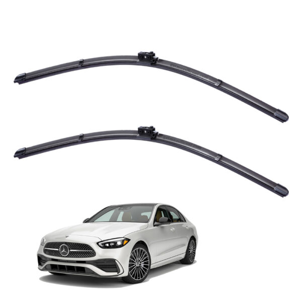 Gạt mưa xe Mercedes C-class 2015 đến 2021 Silicone lưỡi phẳng