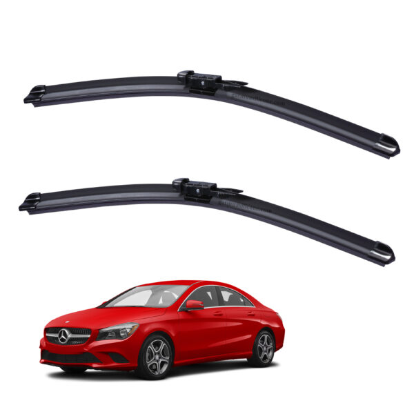 Gạt mưa xe Mercedes CLA class 2014 đến 2015 Silicone lưỡi phẳng
