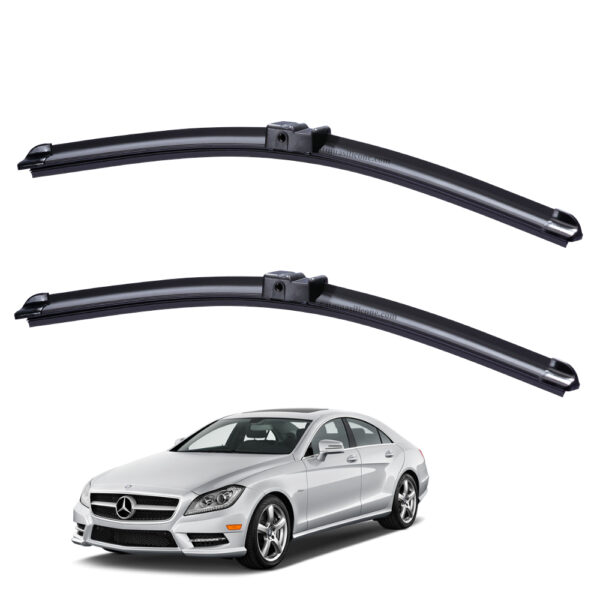 Gạt mưa xe Mercedes CLS Class 2009 đến 2014 Silicone lưỡi phẳng