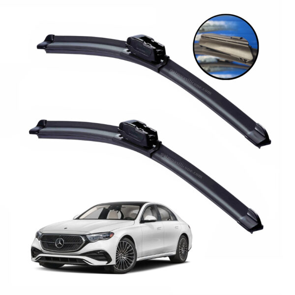 Gạt mưa xe Mercedes E-class 2024 đến 2025 Silicone lưỡi phẳng