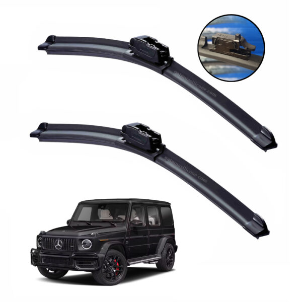 Gạt mưa xe Mercedes G63 2018 đến 2025 Silicone lưỡi phẳng