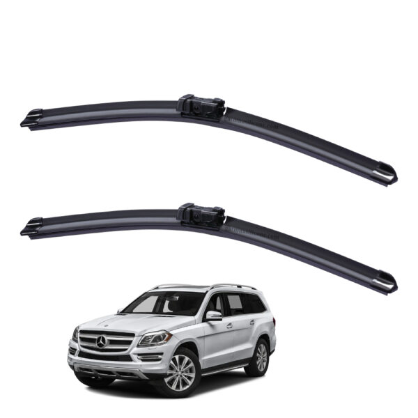 Gạt mưa xe Mercedes GL 2013 đến 2015 Silicone lưỡi phẳng