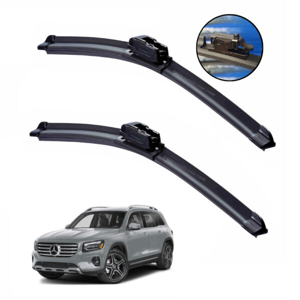 Gạt mưa xe Mercedes GLB 2020 đến 2025 Silicone lưỡi phẳng