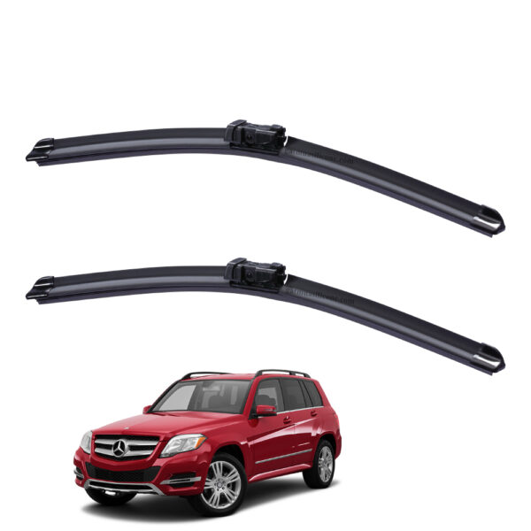 Gạt mưa xe Mercedes GLK 2014 đến 2015 Silicone lưỡi phẳng
