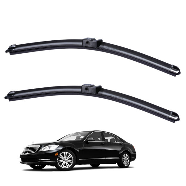 Gạt mưa xe Mercedes S-class 2006 đến 2012 Silicone lưỡi phẳng
