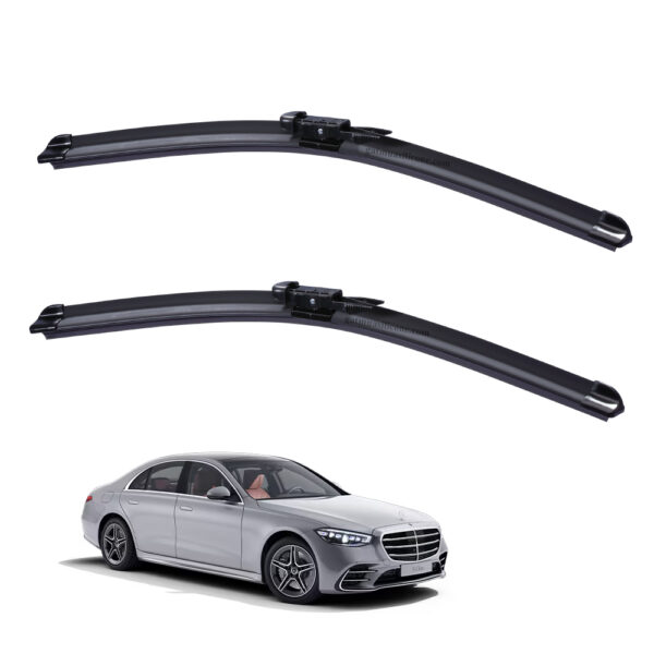 Gạt mưa xe Mercedes S450L (Tiêu chuẩn) 2017 đến 2020 Silicone lưỡi phẳng