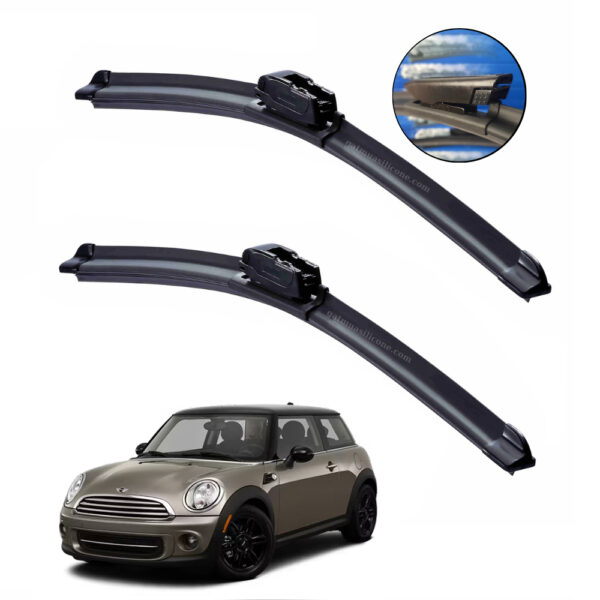 Gạt mưa xe Mini Cooper 2012 đến 2013 Silicone lưỡi phẳng