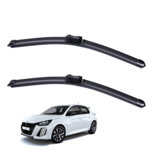 Gạt mưa xe Peugeot 208 2012 đến 2017 Silicone lưỡi phẳng