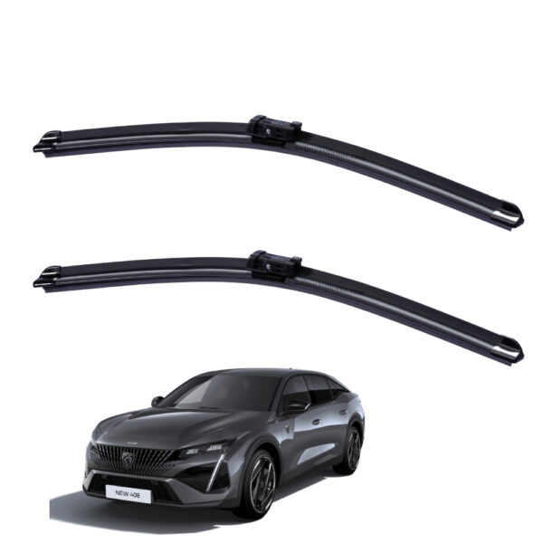 Gạt mưa xe Peugeot 408 2023 đến 2025 Silicone lưỡi phẳng