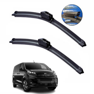 Gạt mưa xe Peugeot Traveller 2019 đến 2025 Silicone lưỡi phẳng