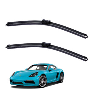 Gạt mưa xe Porsche 718 2016 đến 2025 Silicone lưỡi phẳng