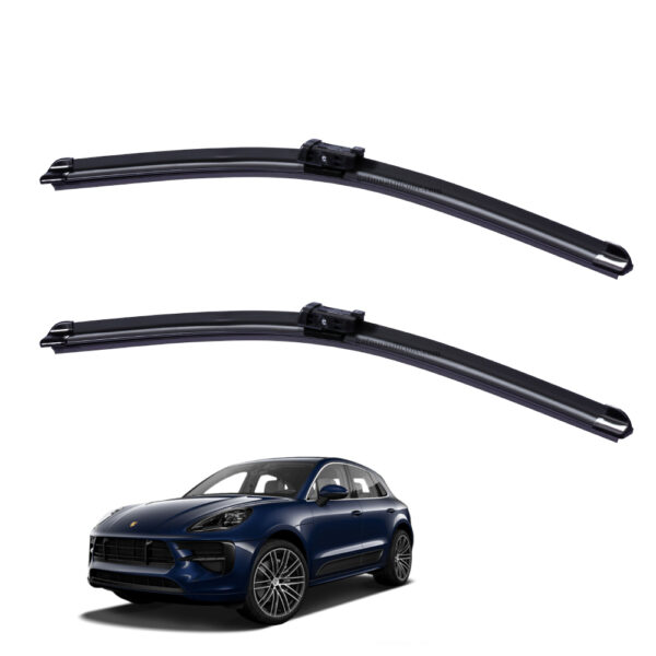 Gạt mưa xe Porsche Macan 2014 đến 2025 Silicone lưỡi phẳng
