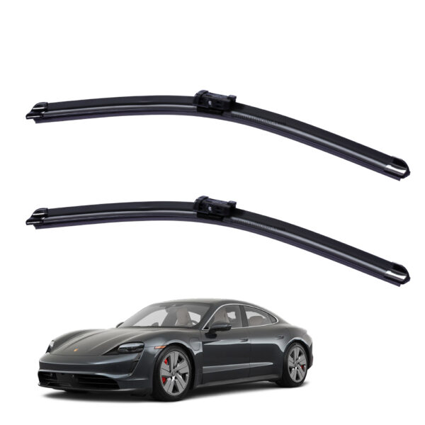 Gạt mưa xe Porsche Taycan 2020 đến 2025 Silicone lưỡi phẳng