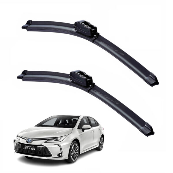 Gạt mưa xe Toyota Altis 2021 đến 2025 Silicone lưỡi phẳng