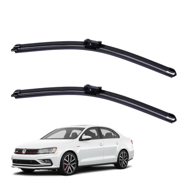 Gạt mưa xe Volkswagen Jetta 2010 đến 2018 Silicone lưỡi phẳng